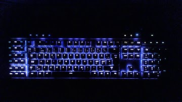 Corsair K95 - RGB Music Visualizer Spectrograph