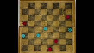 Damas on a DIY board #Draughts #Checkers #Subscribe  screenshot 2