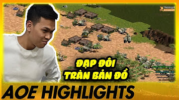 Chim Sẻ CẦY NÁT MAP với 4 KICK ĐẠP ĐÔI SHANG | AoE Highlights