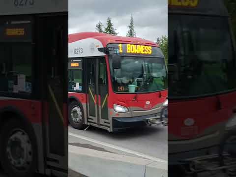 calgary transit 8273 as route 1 to bowness