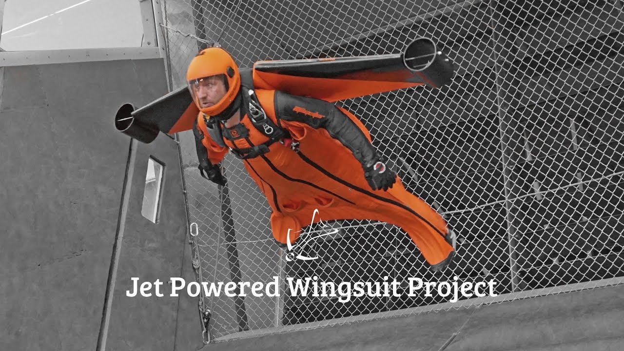 Jet Powered Wingsuit Project - Construction & Testing