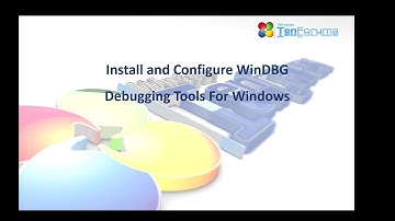 Install and configure WinDBG