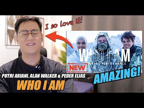 Alan Walker, Putri Ariani, Peder Elias - Who I Am (Restrung Performance Video) | SINGER REACTION