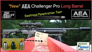 AEA Challenger PRO LB (Long Barrel) New Model Destroys  Penetration Test – Backyard AirGuns  EP21