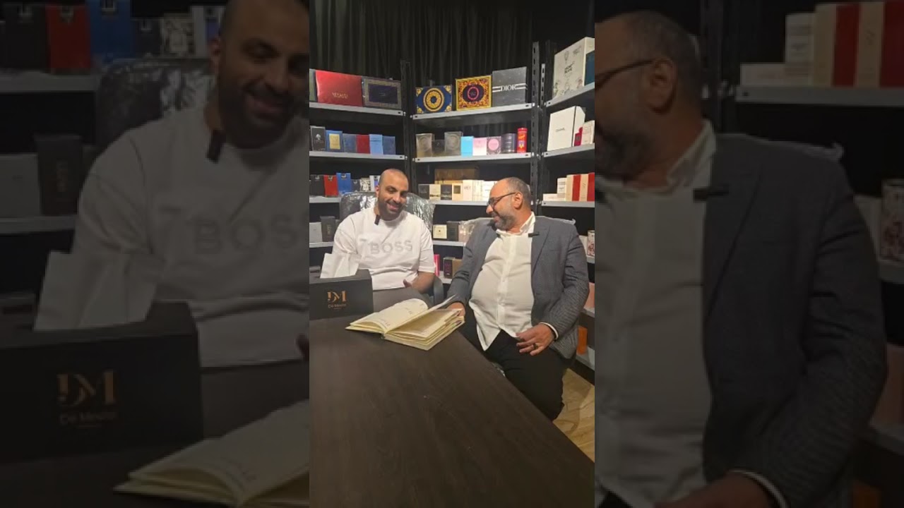 مقطع شهادة مسؤولي شركة استيراد عطور عن الاستشارة التسويقية مع د. مصطفى نوارج