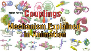 Couplings Mechanism Explained in Animation|Mini Projects| Mechanical Final| Design Factory| 2020