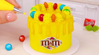 Are You A Big Fan Of M&M's? Easy Decorate Miniature M&M's Cake | Sweet Miniature Cake Ideas