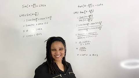 How to Verify Trig Identities Using the Sum and Difference Formulas (MathAngel369)