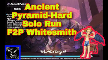 RoX | Ancient Pyramid Hard | Solo run | F2P Whitesmith