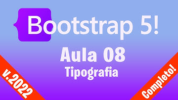 Curso de Bootstrap 5 :: Aula 08 :: Tipografia