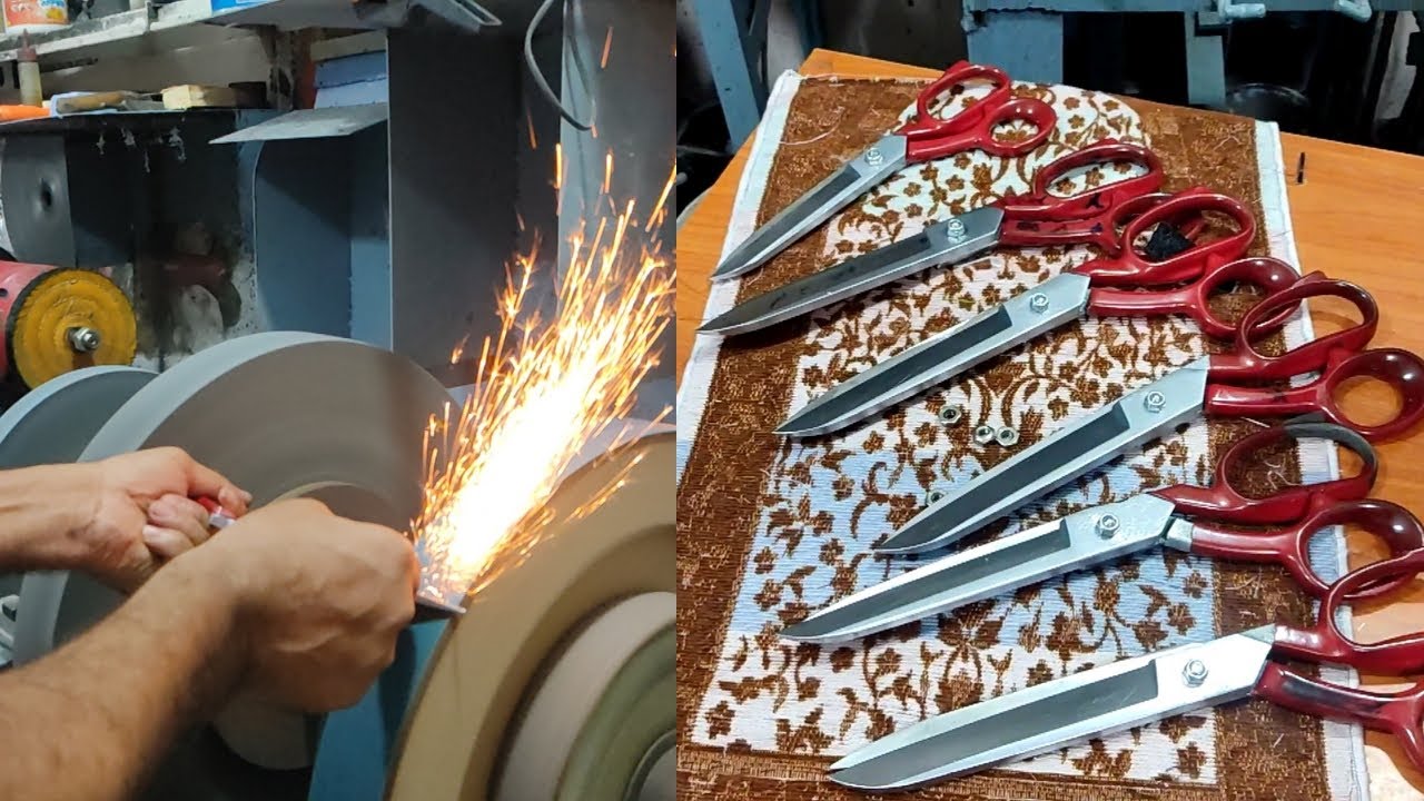 سن المقصات والصيانه العاشر من رمضان sharpening upholstery scissors