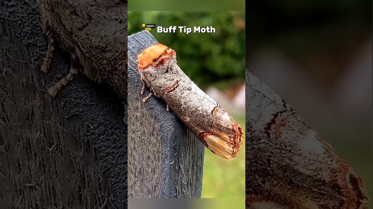 Stick That’s Alive! 😱 | Buff-tip Moth 🦋 