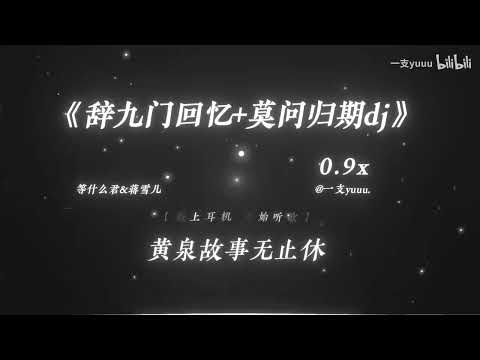 辞九门回忆+莫问归期 DJ 0.9X