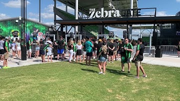 Zebra Gate at Q2 Stadium opens to fans at Austin FC home opener