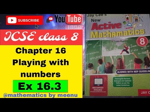 ICSE mathematics class 8, Active Mathematics class 8, Chapter 16 ...