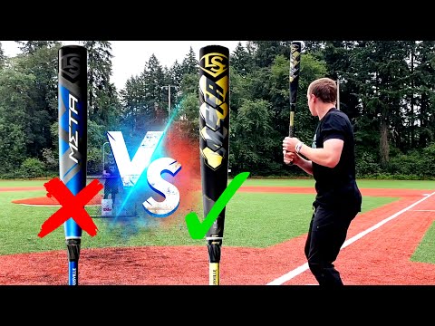 2021 META vs. the ILLEGAL 2020 META - Louisville Slugger BBCOR Baseball Bat Reviews