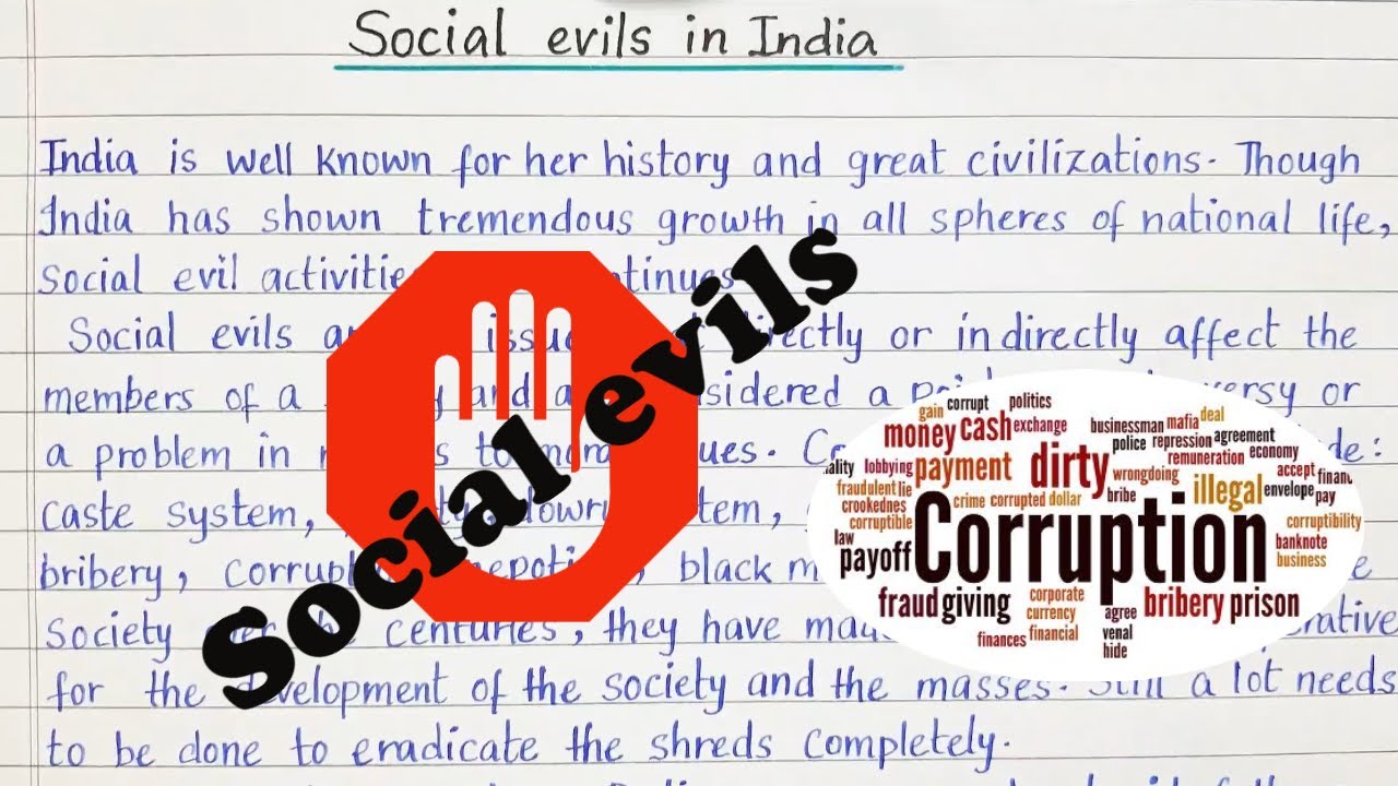 essay on social evils