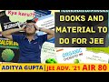 Books and material to do for jee  aditya speaks iit delhi books jeebooks