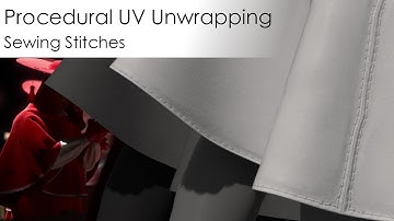 Procedural UV Unwrapping, Sewing Stiches - Houdini Tutorial
