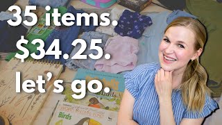 HUGE yard sale haul | less than $1 per item!