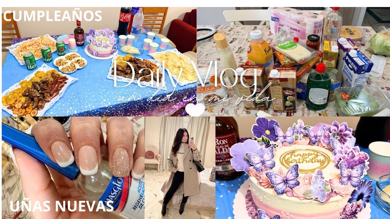 Nuevas Uñas - Cumpleaños COLOMBIANO 🎂 Compra FIN de SEMANA// FAMILIABOMBONASO