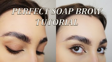 How To Do PERFECT lamination Soap Brows at home | My Brow Routine