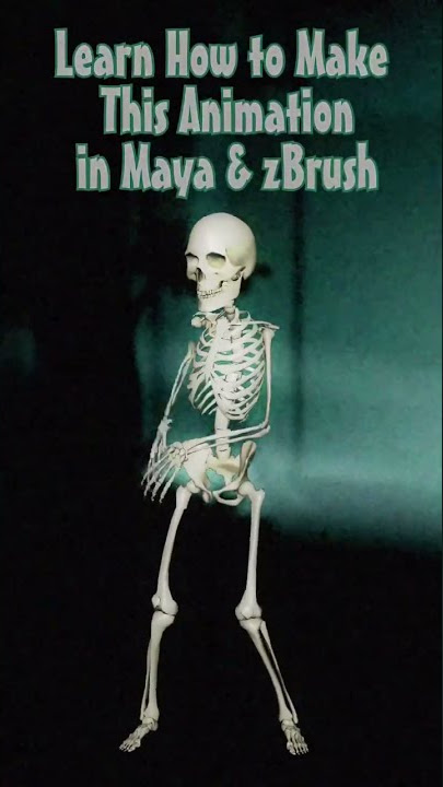 Spooky 👻 Skeleton Animation created as a 3D Tutorial 🎃 #animation #3d #games #halloween #dance