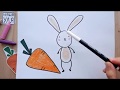 Как рисовать зайку Няня Уля Рисование для детей