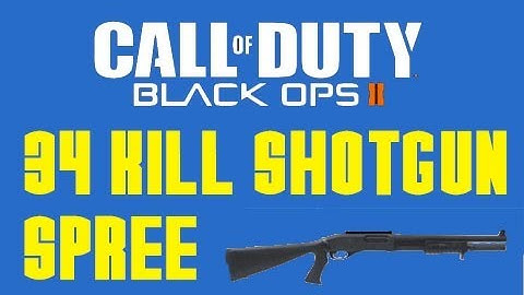 34 KILL SHOTGUN SPREE + THE SWARM! (Black Ops 2 Kill Confirmed on Nuketown)