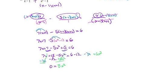 Ch 7 5 Day 2 Solving a Rational Equation with an Extraneous Solution You Try Ex 8
