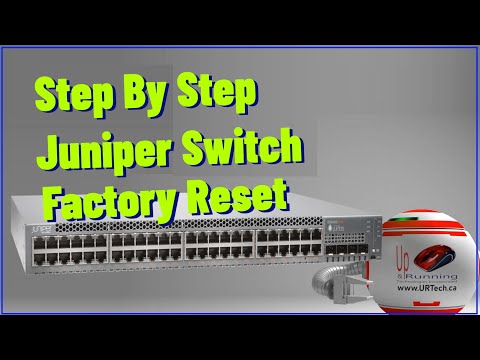 Step by Step How To Factory Reset Wipe A Juniper EX Switch