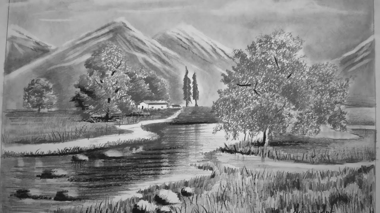 Sketching Serene Mountain Landscapes Pencil Drawing Tutorial YouTube sketching-serene-mountain-landscapes-pencil-drawing-tutorial-youtube