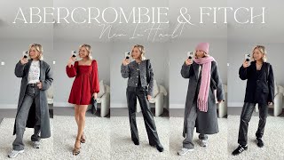 ABERCROMBIE & FITCH NEW IN AUTUMN WINTER TRY ON HAUL! | AD India Moon