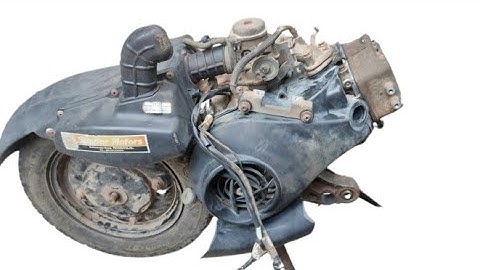 "Yamaha Ray" engine full Rebuild video || 110 cc engine full work #restoration #rebuild #abandoned