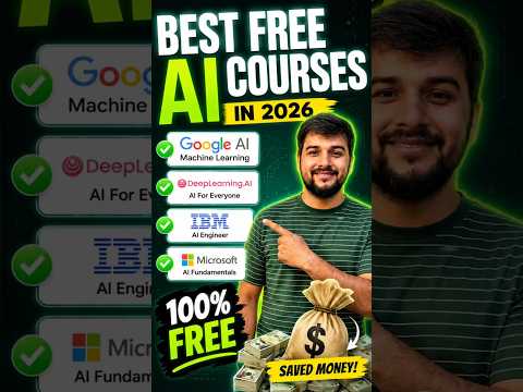 5 Best FREE AI Courses to Learn AI in 2026 (No Coding Required) | Mastering AI without coding