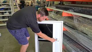 AJP White Tear Drop Door