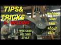 TIPS&TRICKS/FREEHAND WELDING STYLE/WELD EASY/WELDERS DON'T TALK ABOUT THIS!!!!‼️