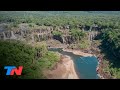 Las Cataratas, secas: imagen inédita de las Cataratas del Iguazú sin agua