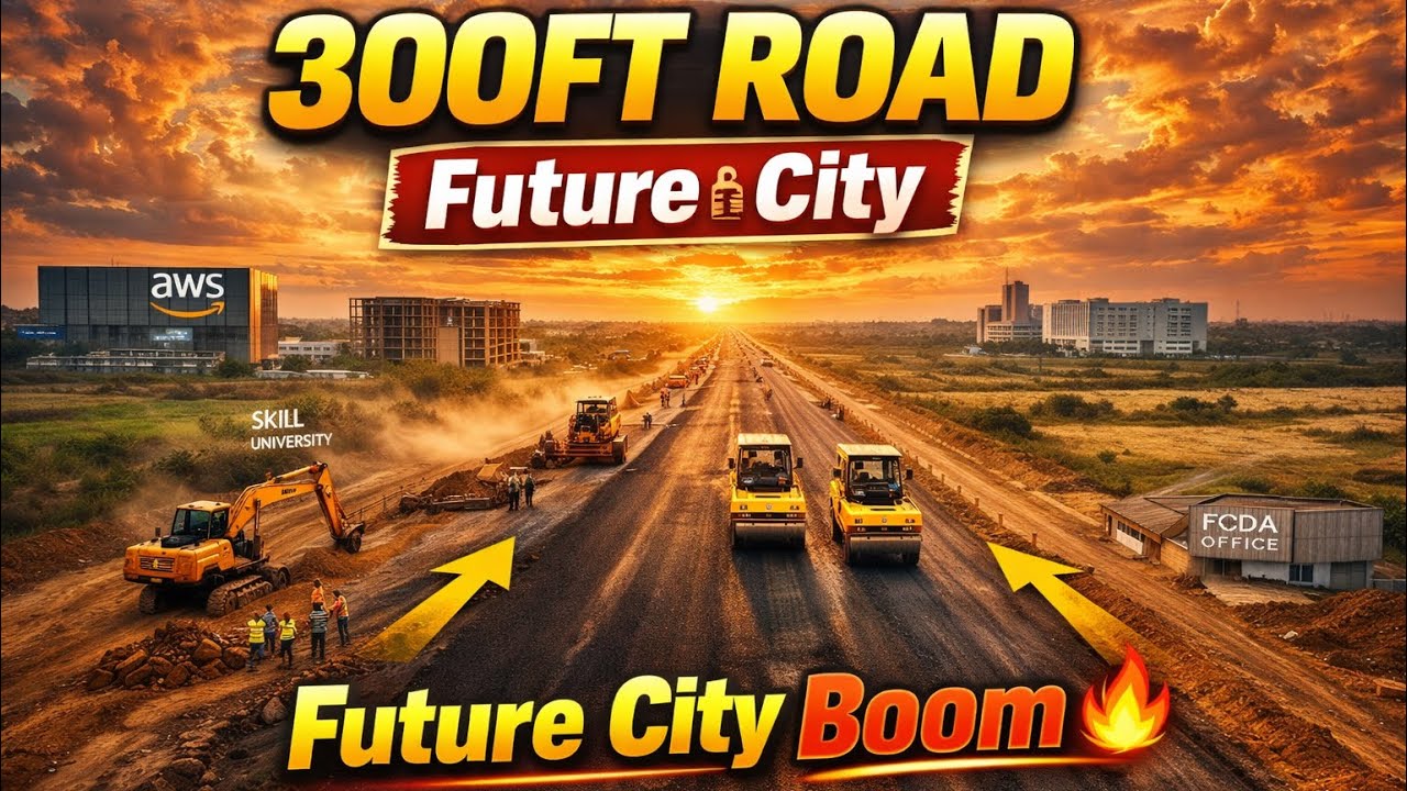Future City Hyderabad develop| 300 Feet Road | Skill University | Amazon AWS Data Center Road #home 