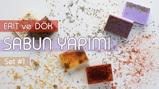 Erit ve Dök Sabun Yapımı Set #1 | Melt & Pour Soap Making Kit