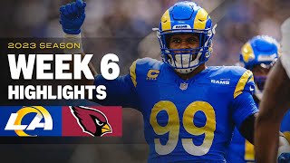 Highlights: Ram Top Plays vs. Cardinals | Cooper Kupp's 1st TD of 2023, Aaron Donald's Sack \& More