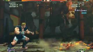 bagelobo (Dha) vs. Triple PX (Abe) | SSF4 AE PC