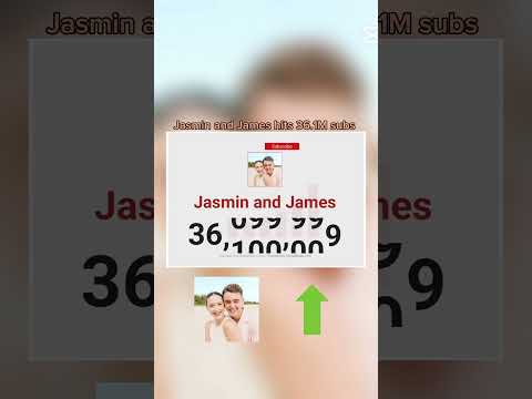 Jasmin and James hits 36.1M #jasmin #james #cadelandmia #doubledate #subscribe