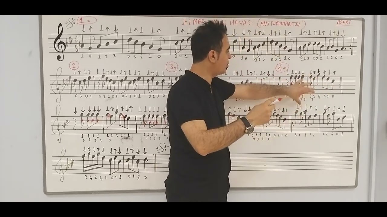 62 DERS..ELMAS OYUN HAVASI 《ENSTURMANTEL.TÜRKÜ NATASI ,SOLFEJİ VE ÇALINMASI