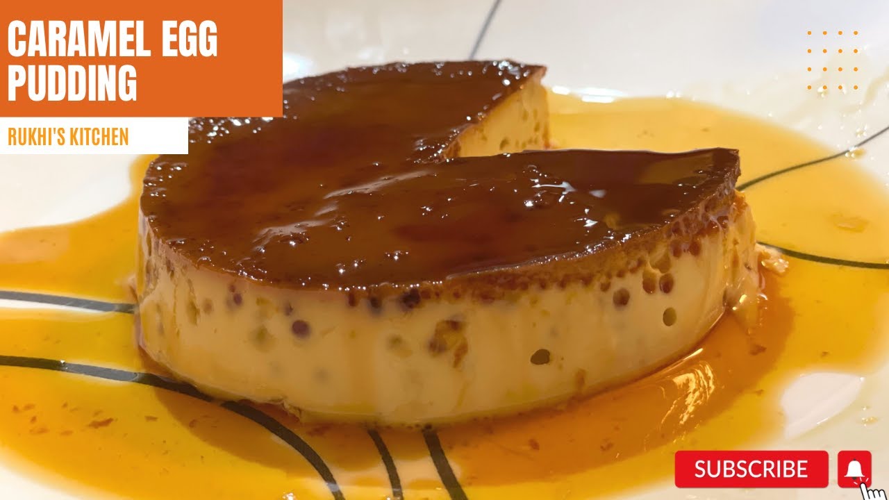 4 Ingredient Caramel Egg Pudding Recipe Rukhi's Kitchen YouTube