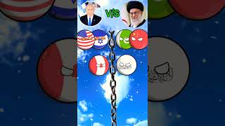 🇮🇱 Israel V/S 🇮🇷 Iran support countries 🌎 #countryballs
