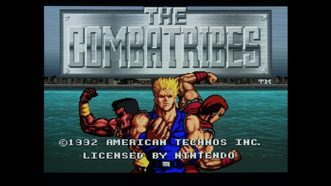 The Combatribes Intro (SNES) - Sony BVM-D32 (Reference CRT Monitor)