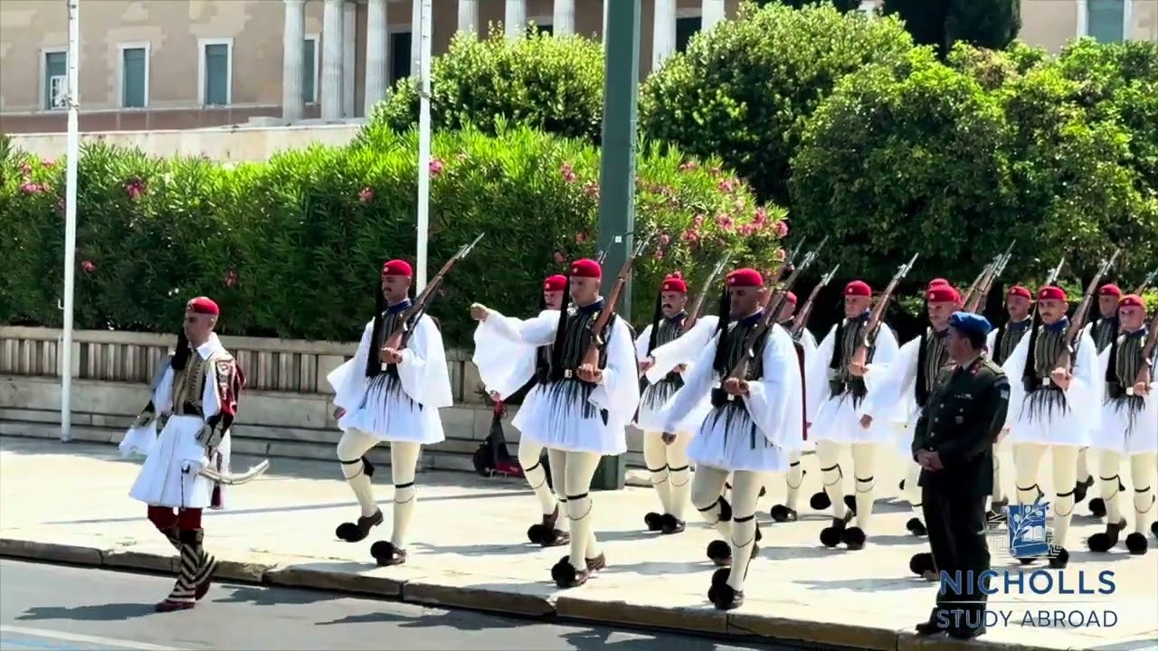 Evzone changing of the guard June 8, 2025.