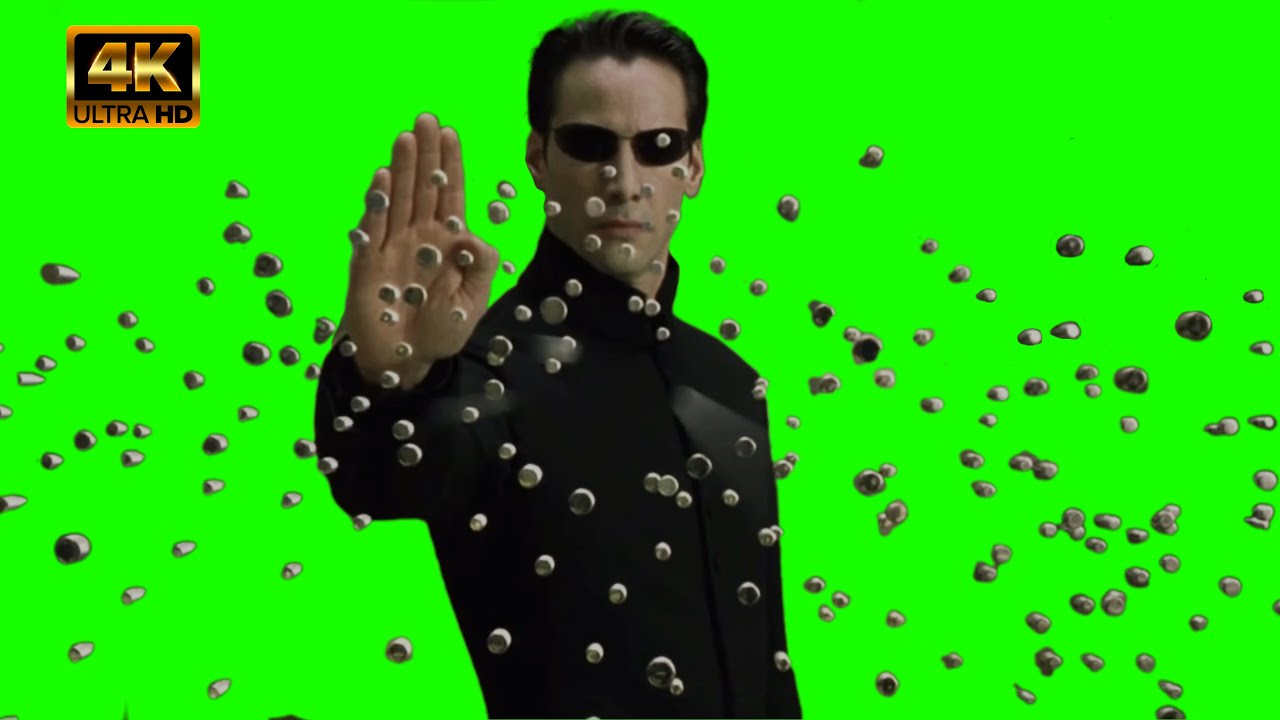 Matrix Neo bullets 1999 Chroma Key Green #1 - YouTube
