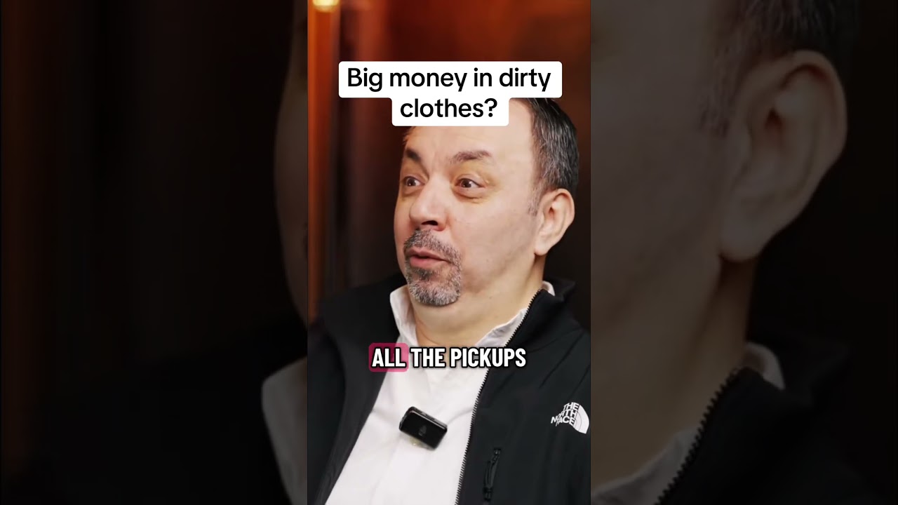 There is money in laundry!